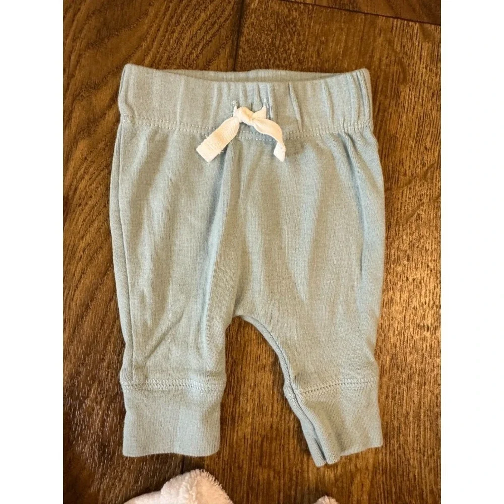 Carters Preemie Baby Boy Dog Outfit Bodysuit Shirt Pants Clothes Reborn Doll - Picture 5 of 8